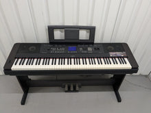 Load image into Gallery viewer, Yamaha DGX-650 in black 88 Weighted Keys Portable Grand 3 pedals stock #24407