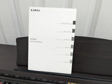 Load image into Gallery viewer, Kawai KDP90 digital piano and stool in dark rosewood finish stock number 24413