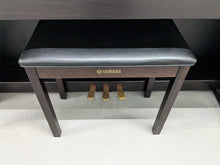 Load image into Gallery viewer, Yamaha Clavinova CLP-575 digital piano and stool in dark rosewood finish stock #24411