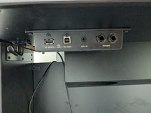 Load image into Gallery viewer, Yamaha Clavinova CLP-575 digital piano and stool in dark rosewood finish stock #24411