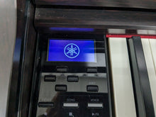 Load image into Gallery viewer, Yamaha Clavinova CLP-575 digital piano and stool in dark rosewood finish stock #24411