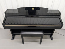 Load image into Gallery viewer, Yamaha Clavinova CLP-230PE piano +stool polished ebony glossy black stock # 24425