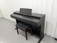 Load image into Gallery viewer, Kawai KDP120 digital piano and stool in dark rosewood finish stock number 24415