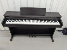 Load image into Gallery viewer, Kawai KDP120 digital piano and stool in dark rosewood finish stock number 24415