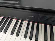 Load image into Gallery viewer, Casio Privia PX-750 Slim Digital Piano in satin black space saving stock # 24427