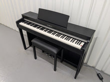 Load image into Gallery viewer, Kawai CN27 digital piano and stool in satin black finish stock number 24436