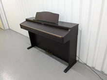 Load image into Gallery viewer, Roland HP103e digital piano in mahogany finish stock number 24431