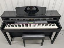 Load image into Gallery viewer, Yamaha Clavinova CLP-480PE digital piano + stool in glossy black stock #24433