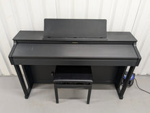 Load image into Gallery viewer, Roland HP305 SuperNatural Digital Piano and stool in satin black finish Stock nr 24437