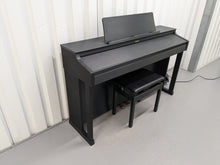 Load image into Gallery viewer, Roland HP305 SuperNatural Digital Piano and stool in satin black finish Stock nr 24437