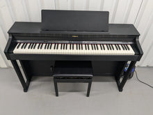 Load image into Gallery viewer, Roland HP305 SuperNatural Digital Piano and stool in satin black finish Stock nr 24437