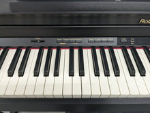 Load image into Gallery viewer, Roland HP305 SuperNatural Digital Piano and stool in satin black finish Stock nr 24437