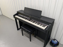 Load image into Gallery viewer, Roland HP305 SuperNatural Digital Piano and stool in satin black finish Stock nr 24437