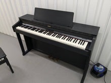 Load image into Gallery viewer, Roland HP305 SuperNatural Digital Piano and stool in satin black finish Stock nr 24437