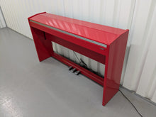 Load image into Gallery viewer, Roland F120R compact slim size Digital Piano in glossy red stock # 24422