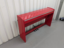 Load image into Gallery viewer, Roland F120R compact slim size Digital Piano in glossy red stock # 24422