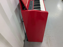 Load image into Gallery viewer, Roland F120R compact slim size Digital Piano in glossy red stock # 24422