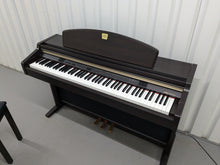 Load image into Gallery viewer, Yamaha Clavinova CLP-950 digital piano and stool in dark rosewood stock #24438