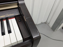 Load image into Gallery viewer, Yamaha Clavinova CLP-950 digital piano and stool in dark rosewood stock #24438