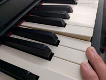 Load image into Gallery viewer, Roland HP305 SuperNatural Digital Piano and stool in satin black finish Stock nr 24437