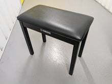 Load image into Gallery viewer, Yamaha Clavinova CLP-535 digital piano and stool in satin black stock # 24444
