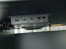 Load image into Gallery viewer, Yamaha Clavinova CLP-535 digital piano and stool in satin black stock # 24444