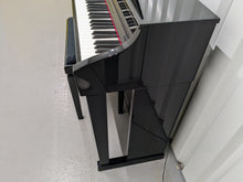Load image into Gallery viewer, Roland HP506 Digital Piano glossy black wooden action keys + stool Stock nr 24443