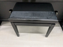 Load image into Gallery viewer, Roland HP506 Digital Piano glossy black wooden action keys + stool Stock nr 24443