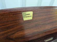 Load image into Gallery viewer, Yamaha Clavinova CLP-150 digital piano and stool in mahogany stock #24447