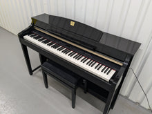 Load image into Gallery viewer, YAMAHA CLAVINOVA CLP-370PE DIGITAL PIANO + STOOL IN GLOSSY BLACK stock nr 24442