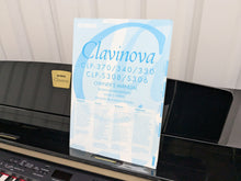Load image into Gallery viewer, YAMAHA CLAVINOVA CLP-370PE DIGITAL PIANO + STOOL IN GLOSSY BLACK stock nr 24442