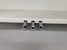 Load image into Gallery viewer, Yamaha Clavinova CLP-625 digital piano and stool in satin white stock #24461