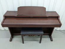 Load image into Gallery viewer, TECHNICS SX-PX552 DIGITAL PIANO AND STOOL IN MAHOGANY stock number 24460