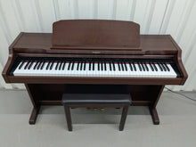 Load image into Gallery viewer, TECHNICS SX-PX552 DIGITAL PIANO AND STOOL IN MAHOGANY stock number 24460
