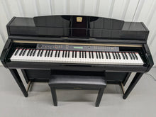Load image into Gallery viewer, Yamaha Clavinova CLP-280 in Polished glossy black + matching stool stock # 24458