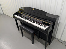 Load image into Gallery viewer, Yamaha Clavinova CLP-280 in Polished glossy black + matching stool stock # 24458