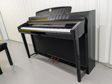 Load image into Gallery viewer, Yamaha Clavinova CLP-280 in Polished glossy black + matching stool stock # 24458