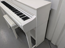 Load image into Gallery viewer, Yamaha Clavinova CLP-735 in satin white with heigh-adjustable stool stock nr 24465