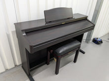 Load image into Gallery viewer, Roland HP-2e digital piano and stool in dark rosewood finish stock number 24464