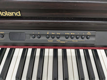 Load image into Gallery viewer, Roland HP-2e digital piano and stool in dark rosewood finish stock number 24464