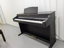 Load image into Gallery viewer, Roland HP-2e digital piano and stool in dark rosewood finish stock number 24464