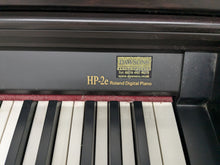 Load image into Gallery viewer, Roland HP-2e digital piano in dark rosewood finish stock number 24467