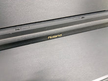 Load image into Gallery viewer, Roland HP203 digital piano and stool in satin black finish stock number 24478