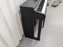 Load image into Gallery viewer, Roland HP203 digital piano and stool in satin black finish stock number 24478
