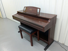 Load image into Gallery viewer, Yamaha Clavinova CLP-860 Digital Piano and stool in mahogany stock #24477