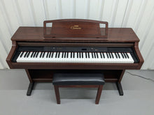 Load image into Gallery viewer, Yamaha Clavinova CLP-860 Digital Piano and stool in mahogany stock #24477
