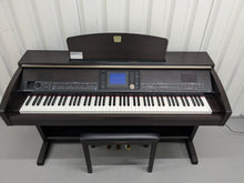 Load image into Gallery viewer, Yamaha Clavinova CVP-403 Digital Piano arranger and stool in rosewood stock #24470