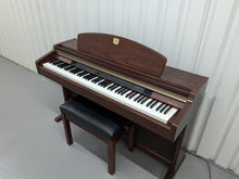 Load image into Gallery viewer, Yamaha Clavinova CLP-950 digital piano and stool in mahogany finish stock #24472