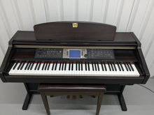 Load image into Gallery viewer, Yamaha Clavinova CVP-205 in rosewood with big speakers in base stock nr 24471