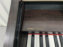 Load image into Gallery viewer, Yamaha Clavinova CVP-205 in rosewood with big speakers in base stock nr 24471